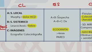 COLICO BILIAR  COLECISTITIS  COLEDOCOLITIASIS  COLANGITIS  GASTROENTEROLOGÍA [upl. by Nalac920]