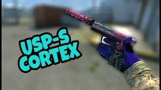 CSGO  Clutch Case USPS Cortex  Showcase All Wear [upl. by Tavy633]