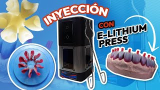 DETALLES QUE DEBES CONOCER ANTES DE INYECTAR DISILICATO DE LITIO CON LA INYECTORA ELITHIUM PRESS [upl. by Noelopan]