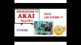 riparazione tv akai fallita [upl. by Acimak]