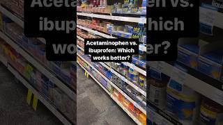 🥊 Acetaminophen vs Ibuprofen Which works better [upl. by Greerson]