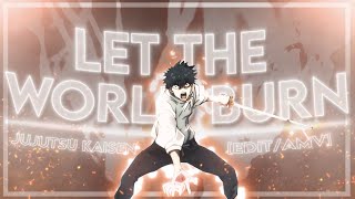 LET THE WORLD BURN  Yuta amp Rika EditAMV [upl. by Aisha982]