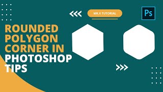 how to create rounded polygon corner in photoshop tricks [upl. by Idna176]