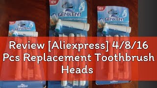 Review Aliexpress 4816 Pcs Replacement Toothbrush Heads Compatible with OralB Braun Profession [upl. by Rauch855]