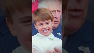 Prince Louis climbs onto grandpa King Charles lap in the sweetest video Close relationship 🫶🏻 [upl. by Clovis175]