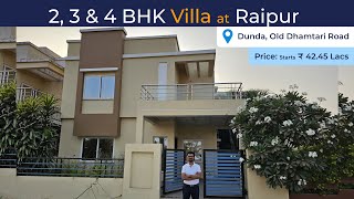 2 3 amp 4 BHK Bungalow in Raipur  at Dunda Old Dhamtari Road  Alpha Realty [upl. by Nomi]