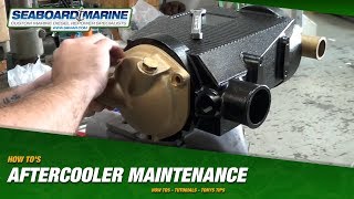 Cummins Marine BSeries Aftercooler Maintenance How To [upl. by Bradleigh]