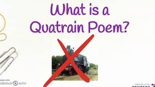 Learn the features of a quatrain poem [upl. by Nivak]