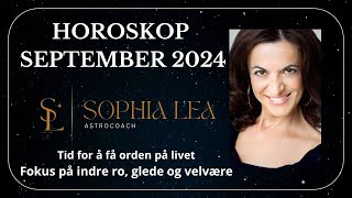 HOROSKOP SEPTEMBER 2024 [upl. by Doane]