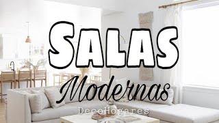 Impresionantes ideas de salas modernas renovando espacios DecoHogares🏡 [upl. by Diet]