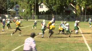 Peewee nose tackle catches a fumble [upl. by Supmart170]