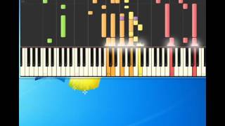 Sam Cooke you send me Piano tutorial by Synthesia [upl. by Asilrac]