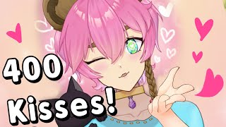 ASMR 400 Kisses for my 400 Subscribers 🥰 [upl. by Llehsar]