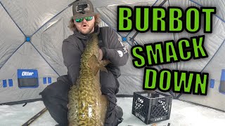 How to Ice Fish for Post Spawn Burbot  BURBOT FISHING [upl. by Mikkel]