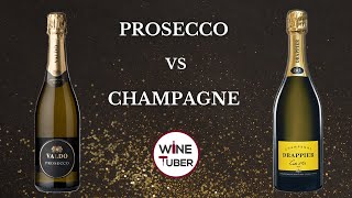 Prosecco vs Champagne Whats the difference between Prosecco amp Champagne [upl. by Stiruc628]