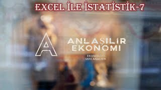 Anlaşılır Ekonomi Excel İstatistik7 Standart Normal Dağılım Tablosu ve Çan Eğrisi [upl. by Tiemroth]