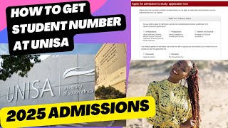 UNISA firsttime applicantsHow to Get Your Student Number at UNISA Guide for 2024 Applicants [upl. by Eibbil]