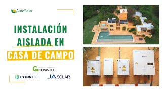 Instalación Kit sin conexión a red con paneles solares  AutoSolar Colombia [upl. by Ellehcit]