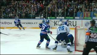 Nail Yakupov scores his first KHL goal  Первый гол Якупова в КХЛ [upl. by Twila]