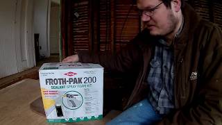 learn how to insulate old crawlspace walls with a froth pack 200 unboxing keep snakes mice out [upl. by Iznyl328]