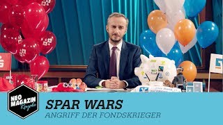 Spar Wars  Angriff der Fondskrieger  NEO MAGAZIN ROYALE mit Jan Böhmermann  ZDFneo [upl. by Hotchkiss]