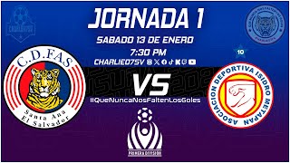 FAS 🐯 vs 🐆 METAPAN  CLAUSURA 2024 🏆  JORNADA 1 ⚽  EL SALVADOR EN VIVO [upl. by Mart]