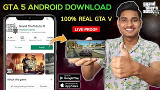 How to Download GTA 5 For Android  Download Real GTA 5 on Android 2022  GTA 5 Mobile Download [upl. by Ateekahs]