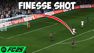 How To Finesse Shot In FC 25 [upl. by Adan]