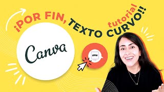 Cómo hacer texto curvo en Canva ¡sólo con 1 clic  Fácil amp Gratis  NUEVA FUNCIÓN EN CANVA 2020 [upl. by Edijabab826]