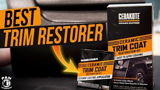 Revive your car’s plastic trim Cerakote Ceramic Trim Coat Restoration Kit [upl. by Eon]