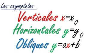 les asymptotes horizontales et verticales et obliques avec des exemples de fonctions [upl. by Cindi]