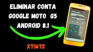 COMO REMOVER CONTA GOOGLE MOTO G5 ANDROID 81 RÁPIDO E FACIL SEM PC [upl. by Arndt]