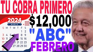 🥊LISTO CALENDARIO PAGO PENSIÓN 6000 Y 12000 ADULTOS MAYORES 65 Y MÁS COBRA PRIMERO🚨 [upl. by Noman]