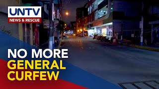 Curfew sa NCR aalisin na simula November 4 — MMDA [upl. by Yraunaj]