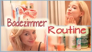 Meine BADEZIMMER ROUTINE I Wohnnungswoche3 [upl. by Fridlund]