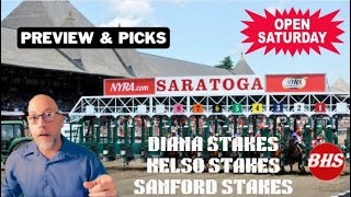 2024 Saratoga Saturday  Stakes Racing  Preview amp Picks [upl. by Domonic]