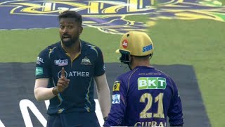 Hardik Pandya gave warning to Rahmanullah Gurbaz touching his body Gurbaz gave hug to Hardik [upl. by Sioled]