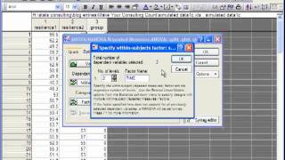 MixedDesign SplitPlot Anova  Statistica [upl. by Veda992]