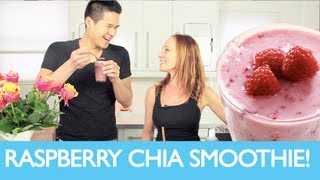 Raspberry Chia Smoothie w DARA [upl. by Noemi]