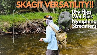 The Versatility Of Single Hand Skagit Fly Fishing [upl. by Claudius]