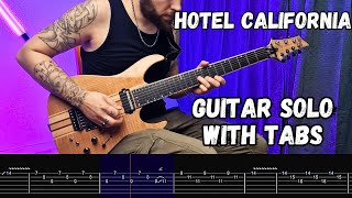 Guitar Solo of the Week 1 Hotel California with Tabs Eagles 🎸🎶 [upl. by Lyndes]