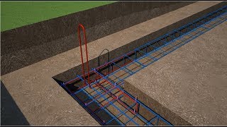 Les fondations en 3D dune maison individuelle  Je construis ma maison avec [upl. by Lord]