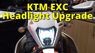 KTM Headlight Upgrade [upl. by Nirrac]