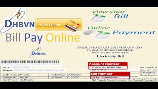 How to Make Payment of DHBVN Electricity Bill [upl. by Ailido]