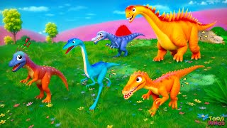 Dino Fart Olympics  Hilarious Jurassic Giants Battle  Dinosaur Comedy Cartoon [upl. by Solraced]