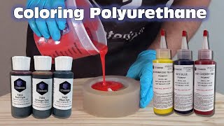 Coloring Polyurethane FP40  Pigment amp Dyes [upl. by Lenee555]