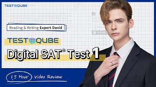 Test Qube Digital SAT Test 1 Full Reading amp Writing Walkthrough by 800 Scorer [upl. by Budworth]