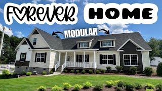 IS THIS THE ONE A VERY interesting amp unique modular home Prefab House Tour [upl. by Yeldahc392]