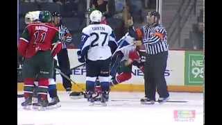 Game Highlights  Mooseheads vs Sea Dogs Sept19 2015 [upl. by Siraval267]