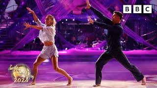 Tasha Ghouri and Aljaz Škorjanec Couples Choice to What About Us by Pnk ✨ BBC Strictly 2024 [upl. by Yatnuahc]